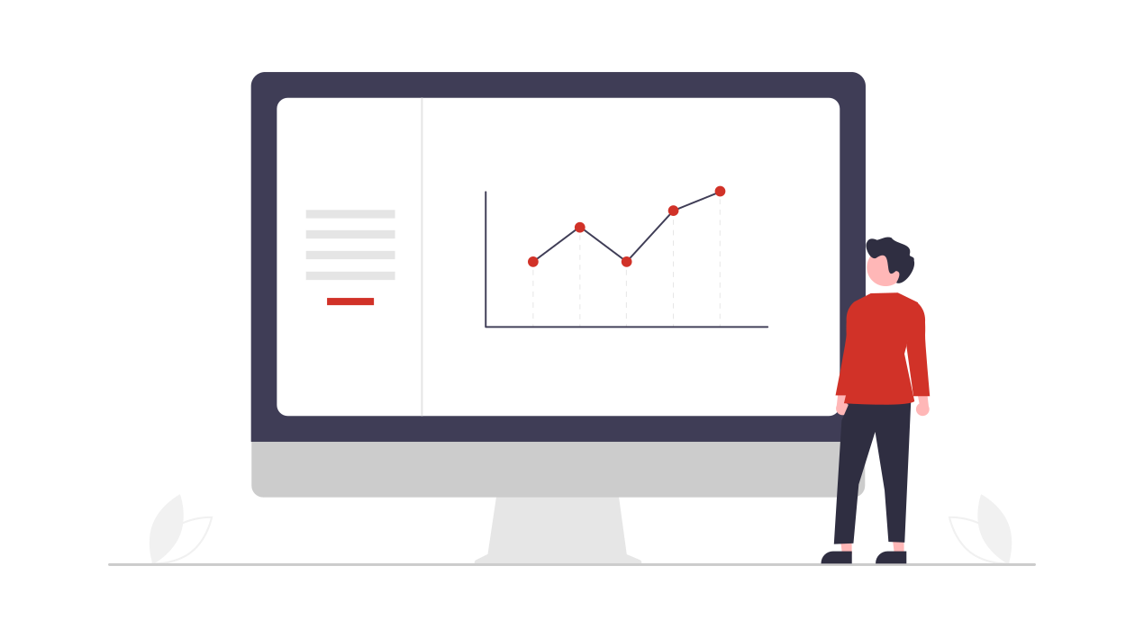 A chart of abstract user scores